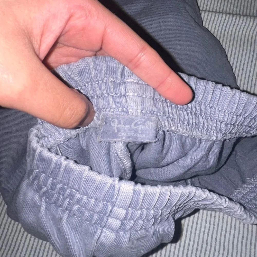 Brandy Melville Blue Rosa Sweat Shorts - Picture 2 of 4